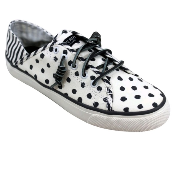 Sperry Shoes - Sperry Womens Seacoast Isle Dot Grey Sneakers